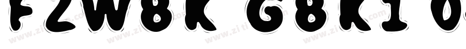 FZWBK GBK1 0字体转换